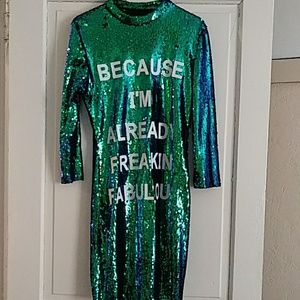 Pretty sequinced dress (never worn)